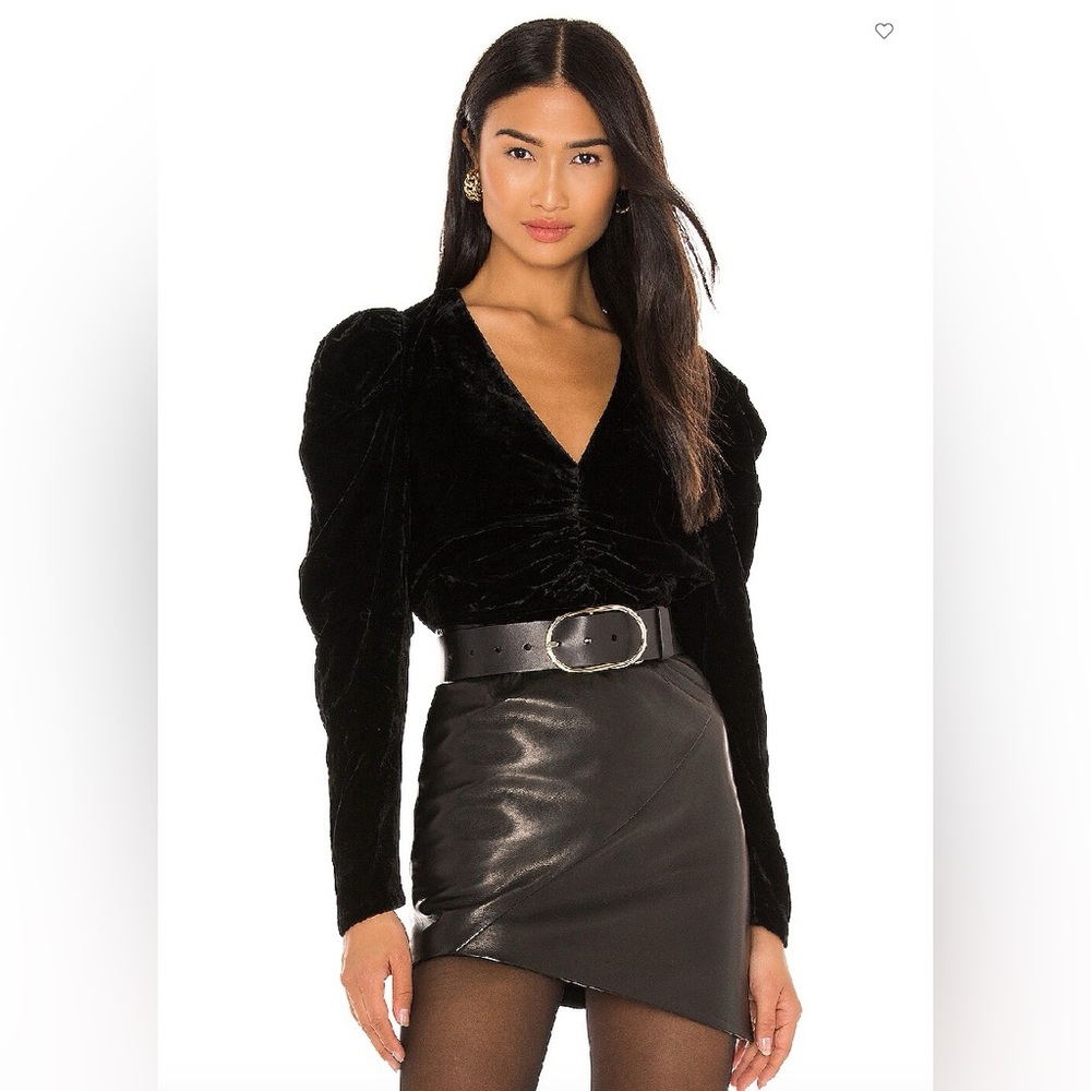 Velvet Long Sleeve Top